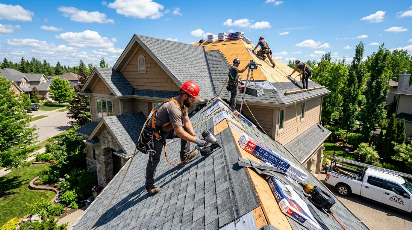 Windsor Roofing Pros Contractors at Work